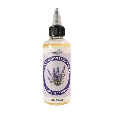 Lavender Rosemary Mint Natural Hair Oil with Vitamin E for Women Men - 100ml - Promotes Growth, Strengthens, Repairs Split Ends - Non-Greasy Formula for All Hair Types
