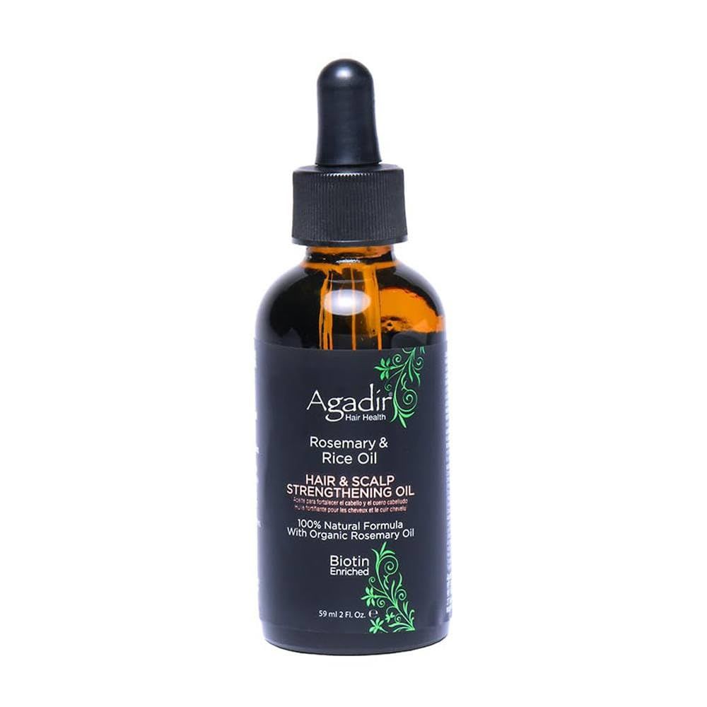 Agadir Rosemary Rice Water Hair Scalp Strength Oil 2 oz.