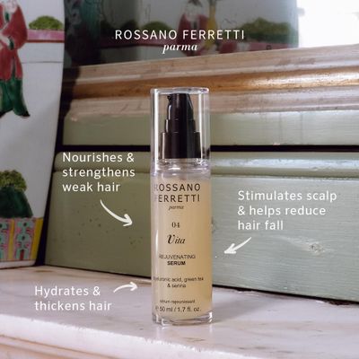 Rossano Ferretti Vita Rejuvenating Serum for Scalp and Hair, Thicken, Strengthen, Boost Growth - Hyaluronic Acid Cruelty-Free, Luxury 1.7 Fl Oz