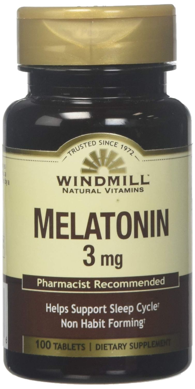 Windmill Windmill Melatonin 3 Mg Tabs 100&#39;S Windmill