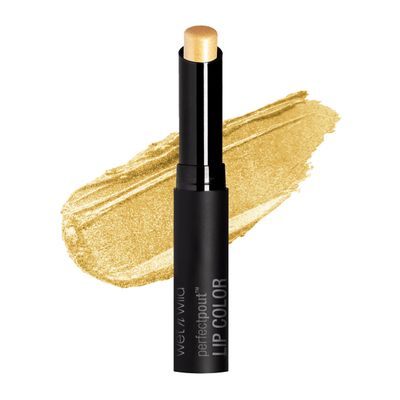 wet n wild Perfect Pout Lipstick, Gold Shimmer First Place Winner Vegan Gluten-Free Cruelty-Free Lip Color