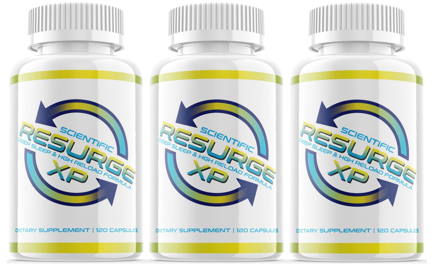 Alpha Pure Scientific Resurge XP Deep Sleep Support Formula 120 Capsules (3 Pack) Sleeping melatonin