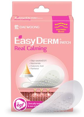 EasyDerm Real Calming Microdart Pimple Patches, Clear Nano Micropoint Niacinamide, Hyaluronic Acid, EGF Acne Dark Spot Care, K-beauty 6 counts