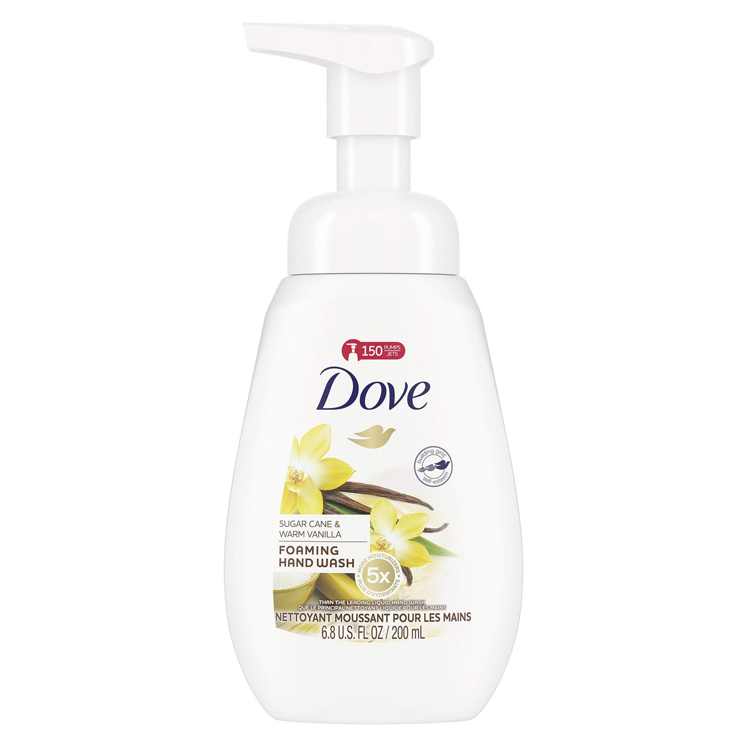 Dove Foaming Hand Wash Sugar Cane Warm Vanilla Effectively Washes Away Bacteria While Nourishing Your Skin 6.8 oz