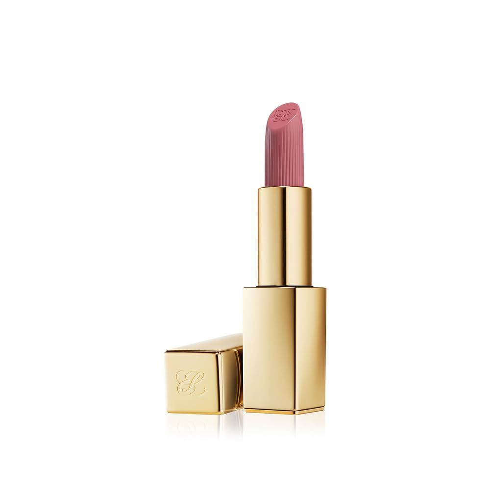 Este Lauder Pure Color Long-Lasting Cream Lipstick with Cream Finish Plumping Nourishing, 441 Rose Tea