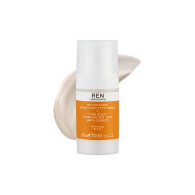 REN Clean Skincare Radiance Brightening Dark Circle Eye Cream - Lightweight Hydrating, Helps to Even Skin Tone, Lifts Improves the Appearance of Firmness, Suitable for Sensitive Skin