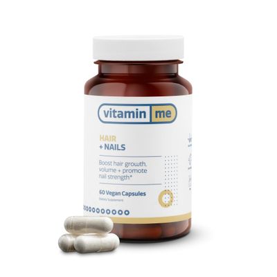 VitaminMe - Hair Growth Nails Vitamin Zinc, Biotin, B-Vitamins and Kelp Reduces Hair Loss and thinning Hair Growth Complex Supplement for Women Extra Strength 60 Capsules