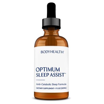 BodyHealth Optimum Sleep Assist, Natural Sleep Aid Vitamin with Melotonin and B6 for Adults, Supplement to Support Sleeping - 30 Servings