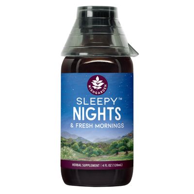 WishGarden Herbs Sleepy Nights Fresh Mornings - All-Natural Herbal Sleep Aid Tincture, Organic Sleep Supplement with Passionflower, Hops and Scullcap, Supports Deep Sleep Healthy Sleep Cycles, 4oz