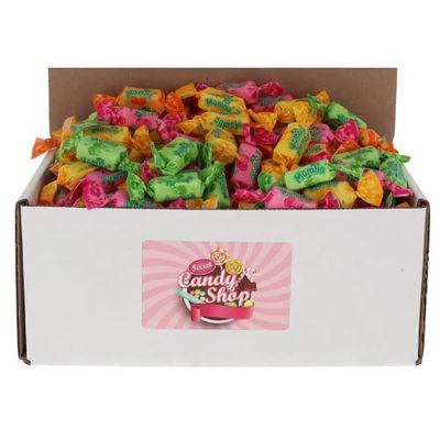 SECRET CANDY SHOP Mamba Fruit Chews Candy in Box Assorted 9 Flavors (Orange, Raspberry, Strawberry, Cherry, Lemon, Mango Orange, Apple Kiwi, Pineapple Coconut, Peach Passionfruit) (2lb)