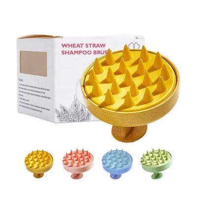 Silicone Scalp Massager Shampoo Brush for Shower, Soft Bristle Scalp Cleanser for Hair Growth and Dandruff Treatment, Wet Dry Hair Massager for All Hair Types for Women and Men