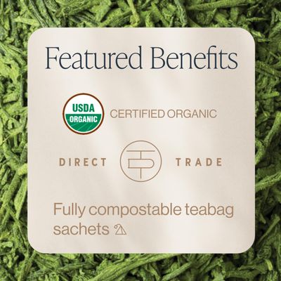Rishi Tea Matcha Super Green Japanese Tea - Organic, Caffeinated Sachet Bags, Umami, Antioxidant Rich Sencha Matcha Blend - 50 Count
