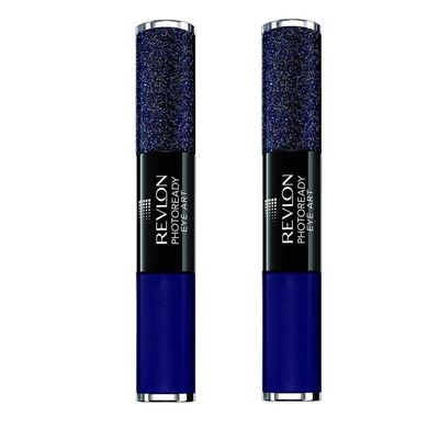 Pack of 2 Revlon PhotoReady Eye Art Lid Line Lash, Midnight Glitz 120