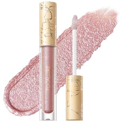 FOCALLURE Metallic Liquid Lipstick,Non Stick Cup Lip Gloss,High Impact Lip Color with Transfer-proof Wear,Long Lasting Waterproof Lipstick Makeup for Women,Dying Star