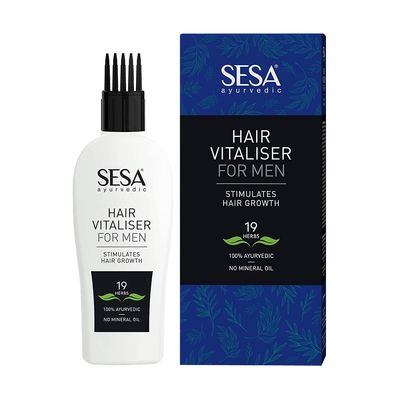 SESA Hair Growth Oil Vitalizer For Men - Reduces Hair Fall, Nourishing Scalp, 100 ml or 3.38 oz