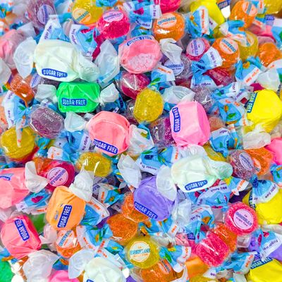 Premium Sugar Free Italian Fruit Jellies Classic Chewy Saltwater Taffies Bulk 3 Lbs Gourmet Soft, Smooth Individually Wrapped Treats, Diabetic Keto Friendly Candy Mix