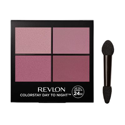 REVLON ColorStay Day to Night Eyeshadow Quad, Valentine&#39;s Day Makeup Gifts for Women, Longwear Shadow Palette with Transitional Shades and Buttery Soft Feel, Crease Smudge Proof, 575 Exquisite