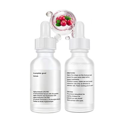 Alpha Arbutin 2 Hyaluronic Acid Serum, Alpha Arbutin Moisturizing Serum, For Acne And Spots, Facial Anti-aging And Anti-wrinkle Serum, Suitable For All Skin Types (2PC)