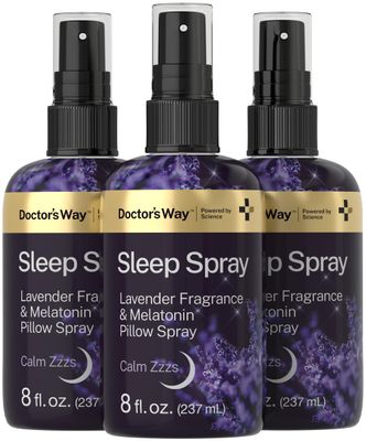 Doctor&#39;s Way Sleep Spray 8 fl oz 3 Pack with Lavender Melatonin Fragrance Pillow Spray Non-GMO, Gluten Free, Paraben Free