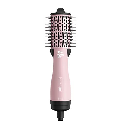 INFINITIPRO BY CONAIR The Knot Dr. All-in-One Travel Friendly Oval Dryer Brush, Hair Dryer Volumizer, Hot Air Brush