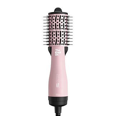 INFINITIPRO BY CONAIR The Knot Dr. All-in-One Travel Friendly Oval Dryer Brush, Hair Dryer Volumizer, Hot Air Brush