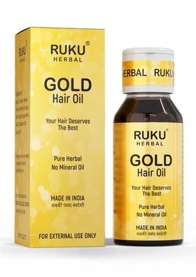 Ruku Herbal Gold Hair Oil 50ML