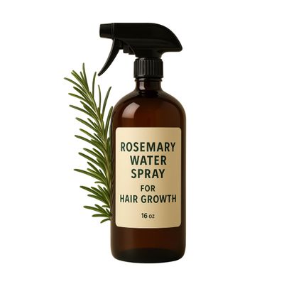Rosemary Water Spray for Hair Growth, Rosemary Hair Growth Scalp Spray with Tea Tree Oil Sea Salt Treatment for Hair Loss, Strengthens Hair, Promotes Hair, 16 fl. Oz
