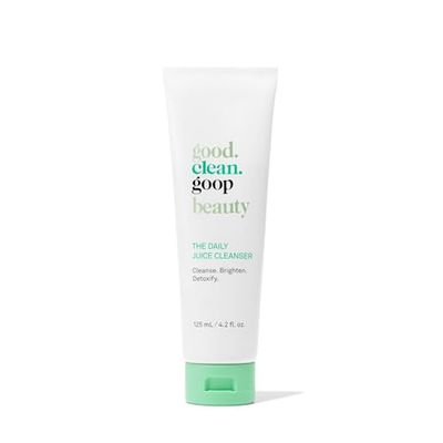 good.clean.goop beauty The Daily Juice Cleanser Foaming Facial Cleanser to Hydrate Cleanse Skin Fruit Enzyme, Chlorella Extract Spinach Leaf Extract Face Wash to Detoxify Skin 4.2 Fl oz