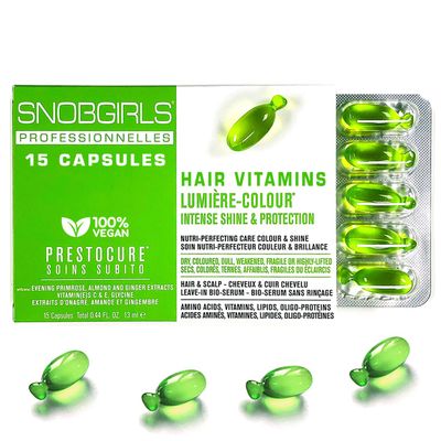 SNOBGIRLS LUMIERE COLOUR Leave-In Hair Oil for Perfect Colour Shine for Dry, Dull, Colour Treated, Highlighted, Highly-Lifted Hair with Rosemary Oil, Biotin, Evening Primrose, Vitamins. Hair Gloss