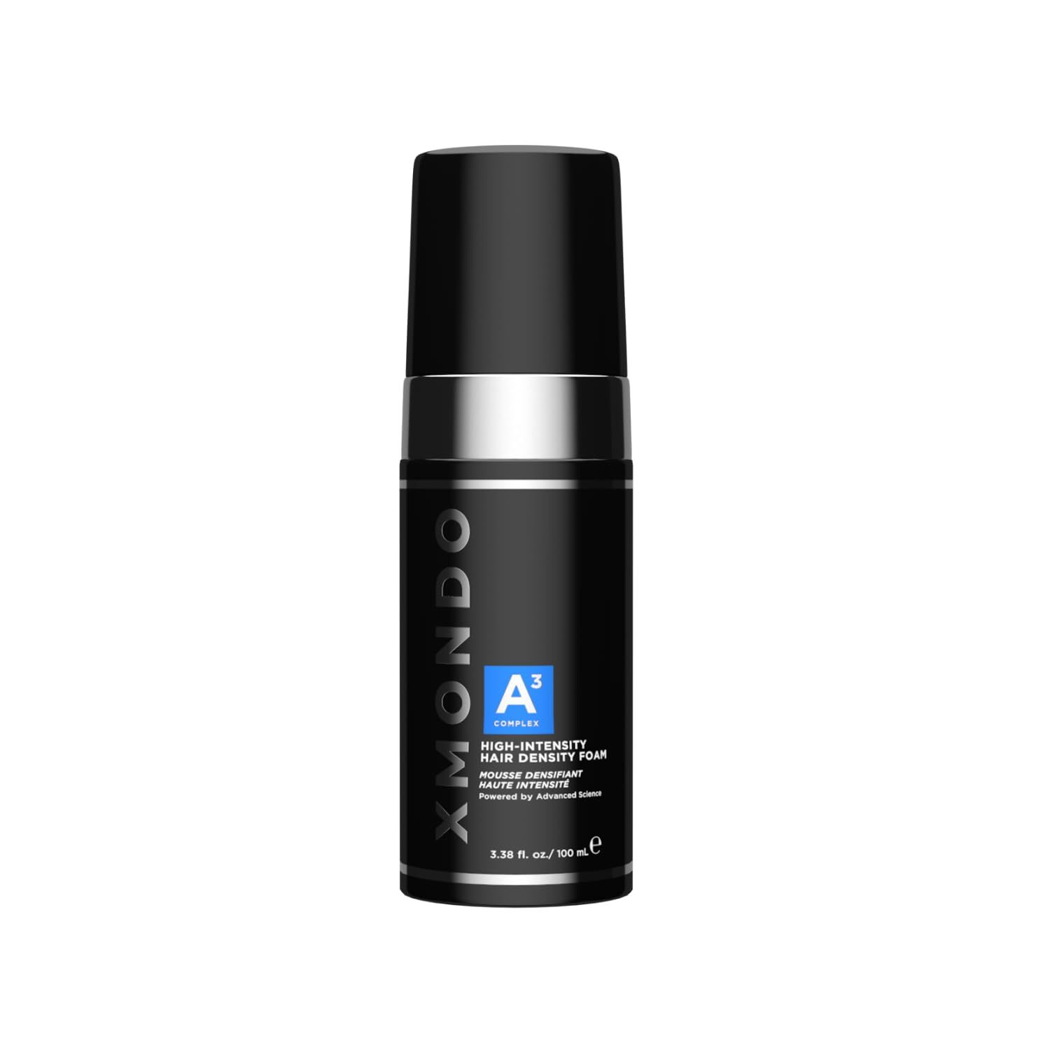 XMONDO Hair A3 Complex Scalp Foam for Hair Density Vegan Formula with Biollagen Amaranth, Fast-Acting Plant Actives For Amplified Volume Visibly Fuller, Healthier-Looking Hair, 3.38 Fl Oz