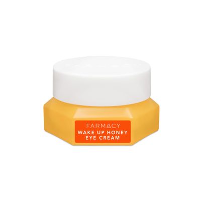 Farmacy Brightening Eye Cream - Wake Up Honey Under Eye Cream for Dark Circles Puffiness - Enriched with Vitamin C Cranberry Peptide to Smooth Wrinkles Over Time (15ml)