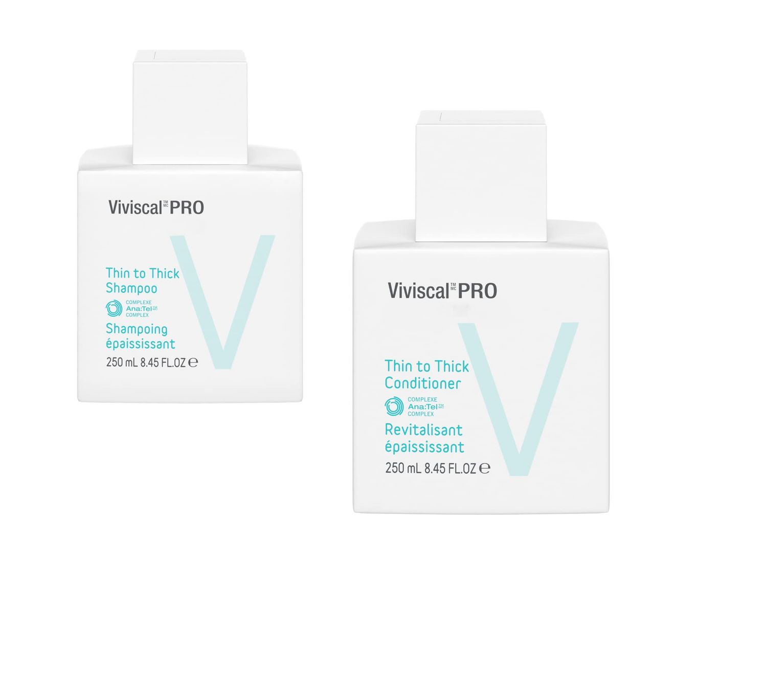 Viviscal Professional Thin to Thick Shampoo Conditioner 8.45 fl oz each