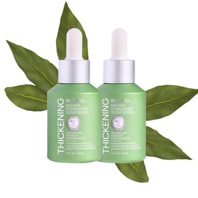 ORLANDO PITA Bay Leaf Stimulating Scalp Serum For All Hair Types, Supports The Appearance Of Fuller Thicker Hair, Designed To Reduce Visual Signs Of Hair Shedding, 60-Day Supply, 2 Fl Oz (Pack of 2)