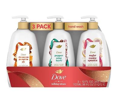 Dove Limited Edition Holiday Treats Hand Wash, 3 pk.12 oz.