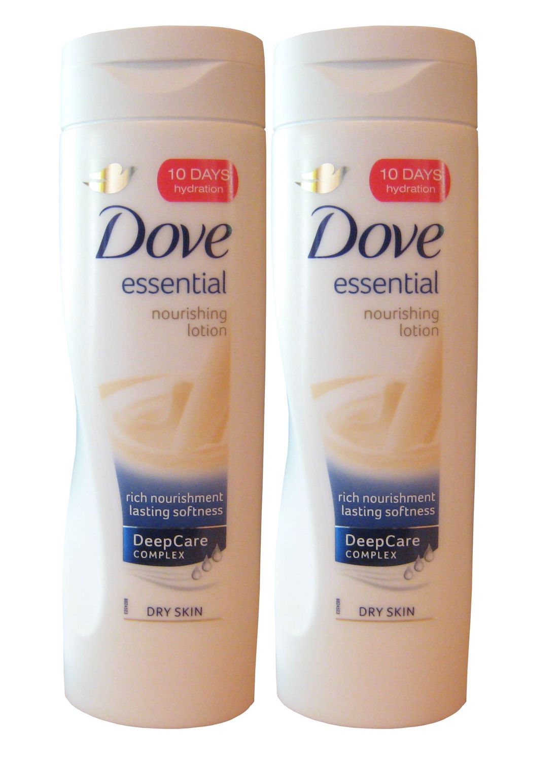 Dove Essential Nourishment Body Lotion - Dry Skin (250ml) - Pack of 2 by Dove