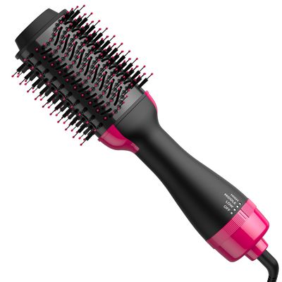 TYHGSF Hair Dryer Blow Dryer Brush in One 4 in 1 Styling Tools Hair Dryer and Styler Volumizer, Hot Air Brush for Drying, Straightening, Curling Pink 05