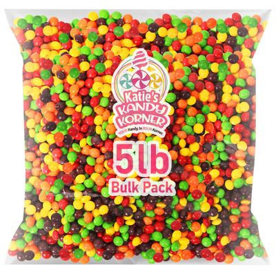 SkittlesOriginal Candy Bulk Fun Candy for Kids Party Favors - Delicious Big Bag of Original Rainbow Bulk Candy for Movie Theater Candy, Countertop Bowl, Candy Basket Fillers, 5lb