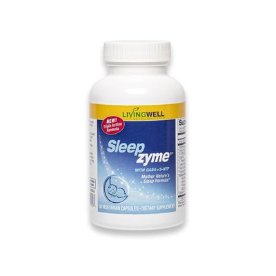 Sleepzyme - 60 Count - Natural Sleep Aid, Sleep Supplement with Natural Melatonin for Adults