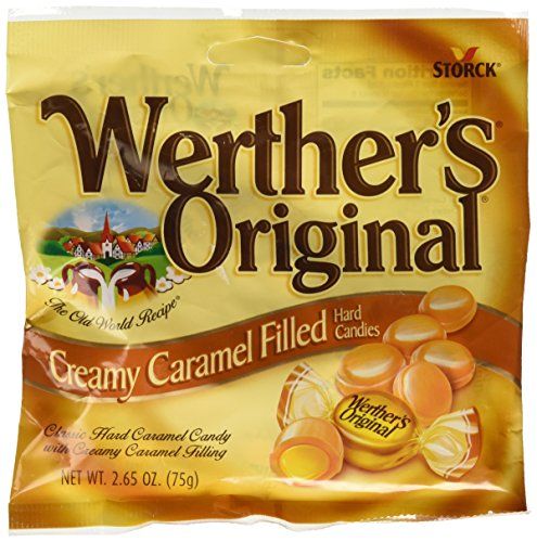 Werther&#39;s Original Creamy Caramel Filled Hard Candies (2.65oz) Single Pack