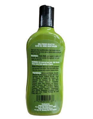 Hollywood Beauty Olive Oil Moist Shine Moisturizing Hair Lotion, 12 oz (Pack of 3)