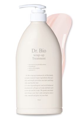 Dr. Bio Wrap-Up Treatment (25.36oz750ml) Damaged Hair Repair Treatment, Moisturizing Protein Conditioner for Volume with Probiotics Amino Acid, Sensitive Scalp Relief, Korean Hair Care, Vegan