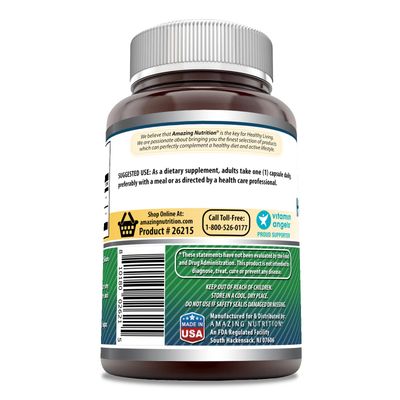 Amazing Formulas Hyaluronic Acid MSM Supplement 500 Mg 120 Capsules Non-GMO Gluten-Free Made in USA