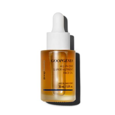 goop Beauty Nutrient Face Oil Anti Aging Moisturizer for Smooth Skin Texture Wrinkles Bakuchiol, Cacay, Organic Amla 1 fl oz