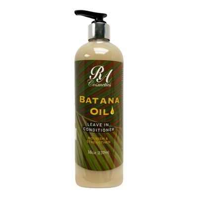 RA COSMETICS Batana Oil Leave-In Conditioner - Strengthens, Repairs Hydrates Dry, Damaged Hair - Lightweight, Frizz Control Curl Defining Formula - Sulfate Paraben-Free Natural Hair Care - 16oz