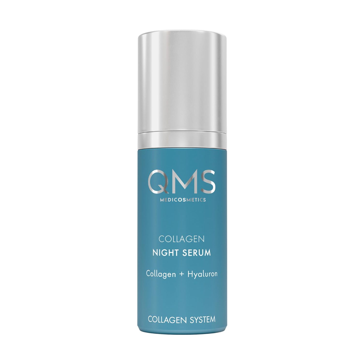 QMS Medicosmetics Collagen Night Serum - Advanced, Firming, Anti-Aging Skin Care Instantly Reduces Fine Lines Minimizes the Appearance of Wrinkles with a CollagenHyaluronic Acid Complex - 1.01 oz