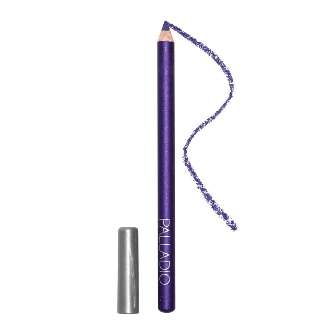 Palladio Wooden Eyeliner Pencil, Thin Pencil Shape, Easy Application, Firm yet Smooth Formula, Perfectly Outlined Eyes, Contour and Line, Long Lasting, Rich Pigment, Electric Purple
