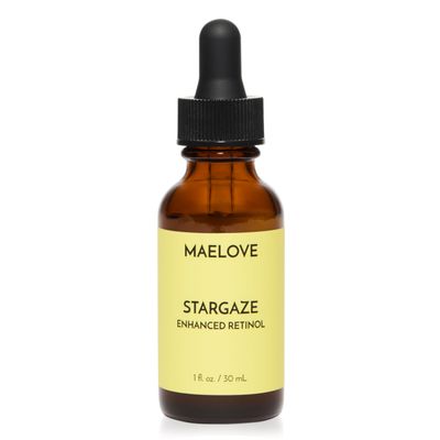 MAELOVE Stargaze Enhanced Retinol Serum, Time-Released 0.25 Retinol for Radiant Skin, Hydrating with Hyaluronic Acid, Niacinamide, Soothing Botanicals, Ideal for Sensitive Skin, USA Made