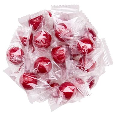 Bayside Candy Fire ballz Wrapped Bulk Cinnamon Flavored Hard Candy - Individually Wrapped -Jawbreakers (1LB)