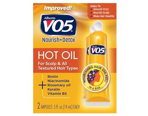 Vo5 Hot Oil Therapy Treatment 2 Count 0.5 Ounce (14ml) (6 Pack)