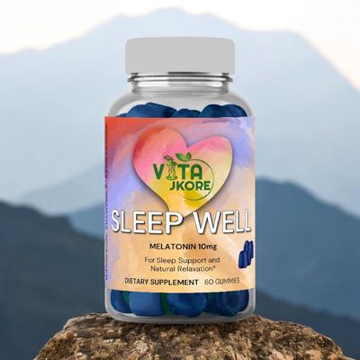 VITA JKORE Sleep Well - MELATONIN 10MG - 60 Gummies for Sleep Support